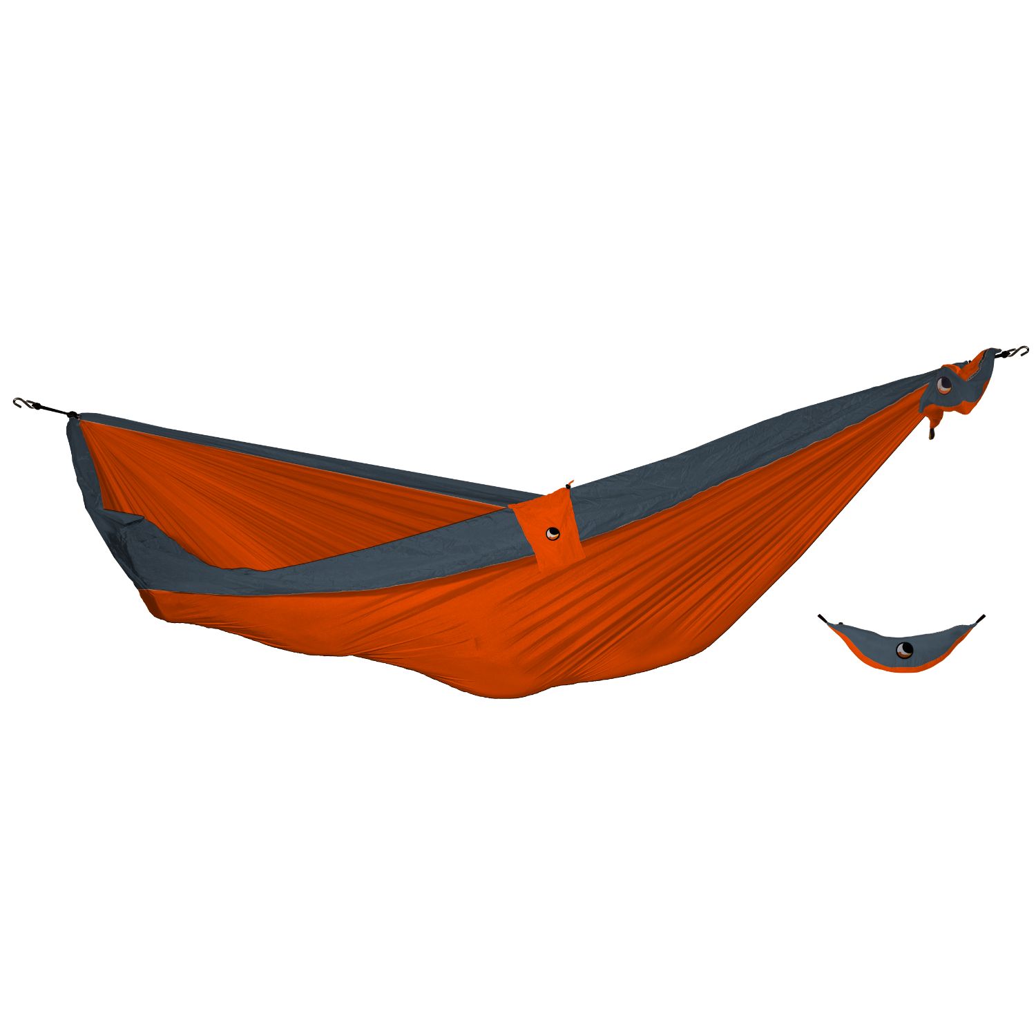 фото Туристический гамак ticket to the moon original hammock orange/dark grey