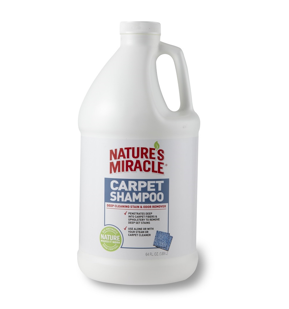фото Средство моющее nature's miracle carpet shampoo, с нейтрализаторами аллергенов, 1,9л nature’s miracle