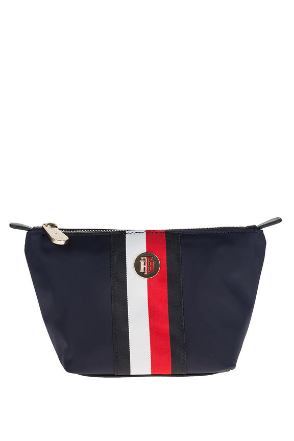 

Косметичка женская Tommy Hilfiger AW0AW08371 синяя, Синий, AW0AW08371