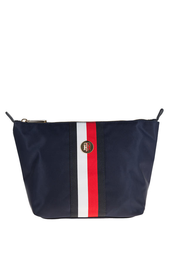 

Косметичка женская Tommy Hilfiger AW0AW08369 синяя, Синий, AW0AW08369