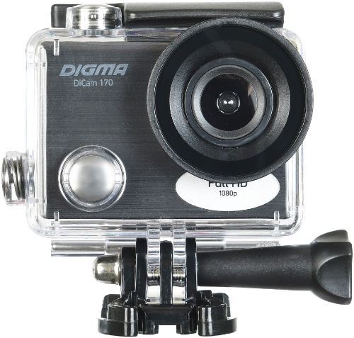 

Видеокамера экшн Digma DiCam 170 Black, DiCam 170 черная