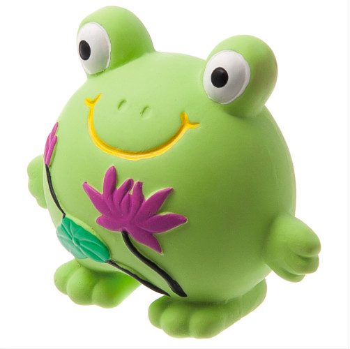 фото Zooone игрушка латексная l-408 лягушёнок большой, 8,5 см