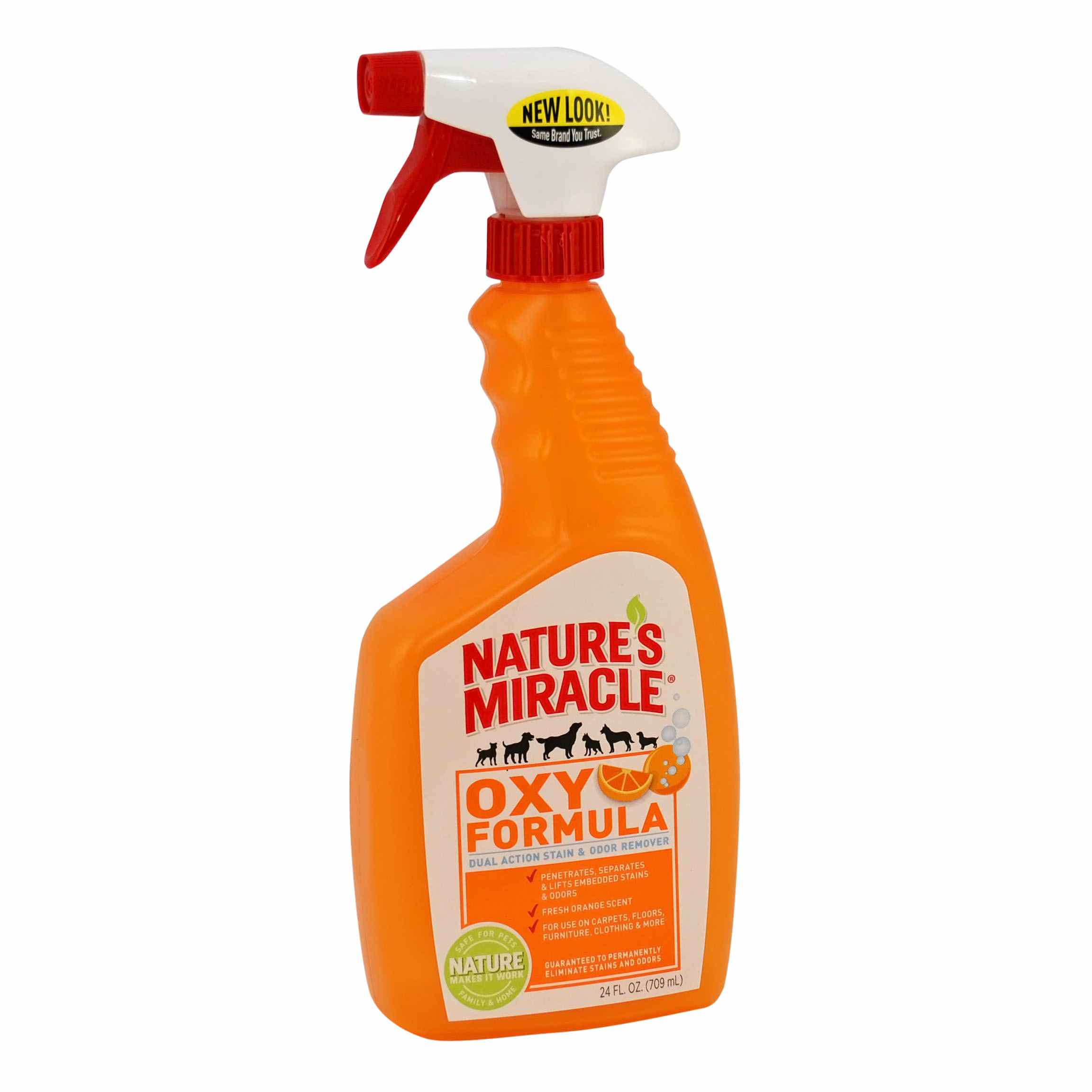 фото Уничтожитель пятен и запахов от собак nature's miracle orange-oxy formula, спрей, 710мл nature’s miracle