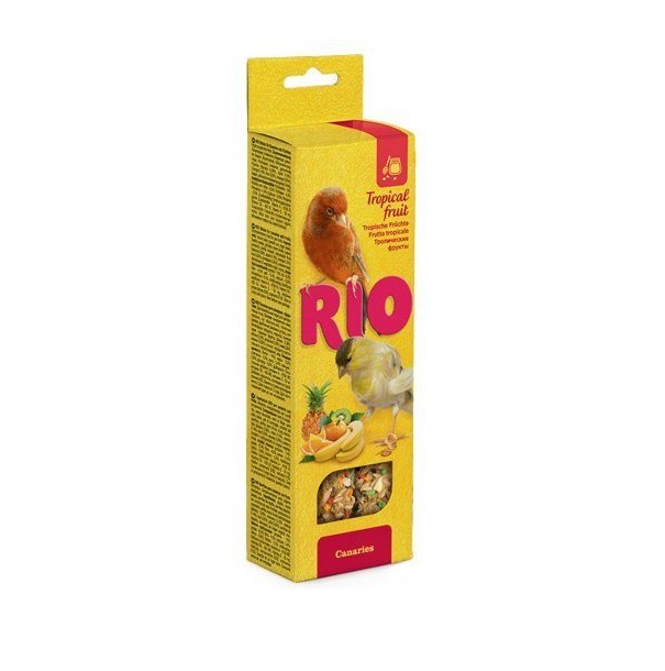 Лакомство для канареек RIO Палочки с тропическими фруктами, 2 х 40 г 100026825598