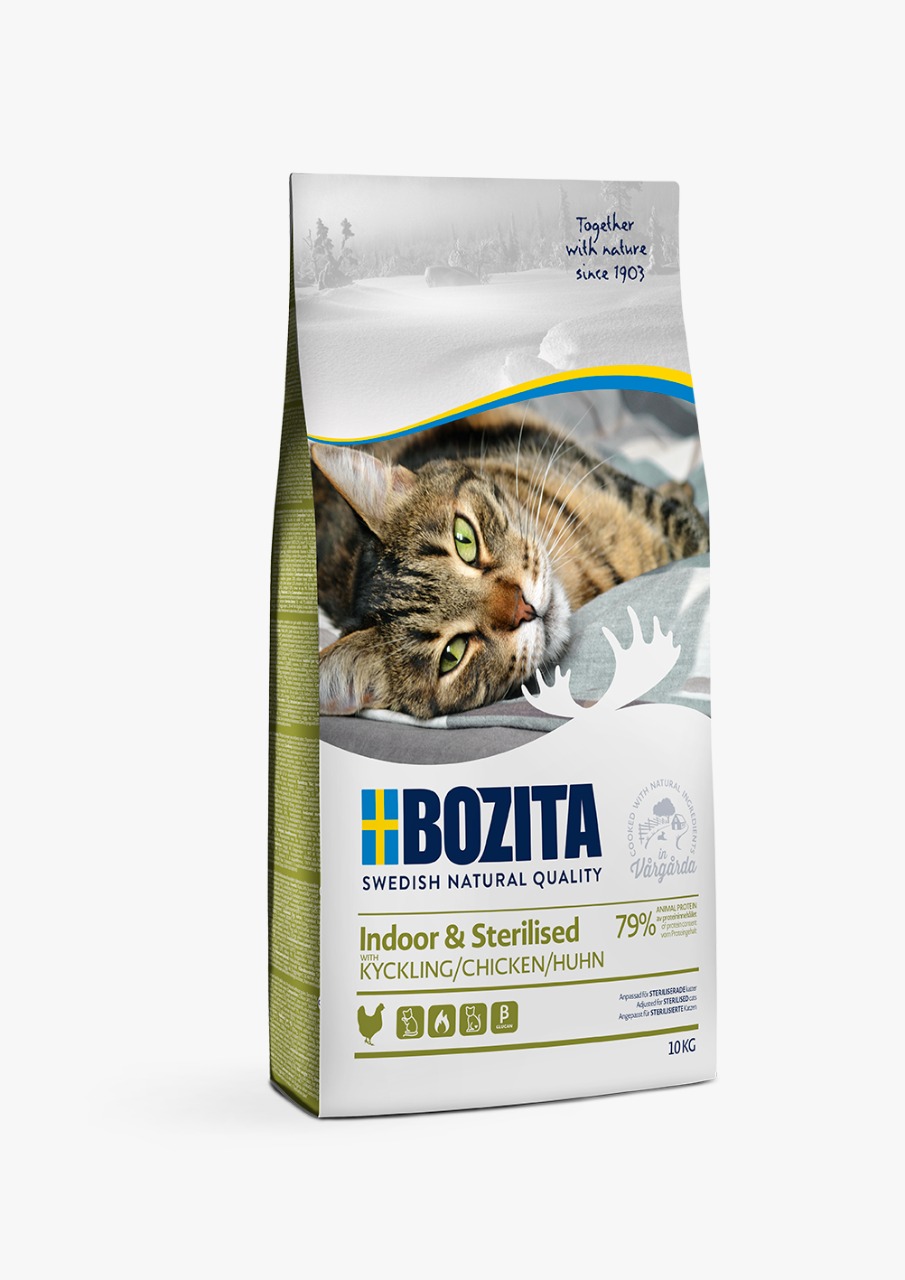 фото Сухой корм для кошек bozita indoor&sterilized 32/14, с курицей, 400 г