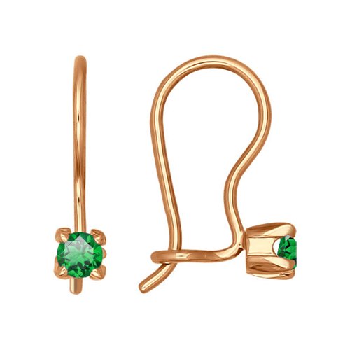 

Серьги из золота SOKOLOV 021939, фианит, 021939