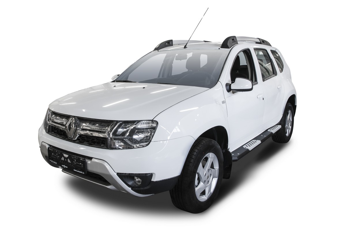 фото Алюминиевые пороги rival nissan terrano iii 14-/renault duster i, ii 10-2021, r.4703.013