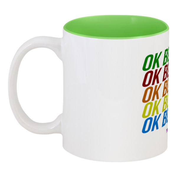 

Кружка Printio цветная внутри Ok boomer