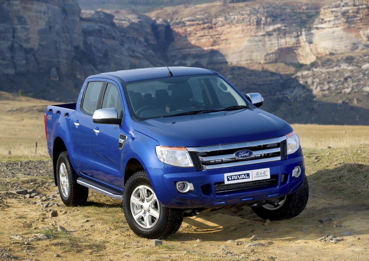 фото Пороги на автомобиль "premium" rival для ford ranger iii 2011-2015, 193 см, a193alp.1803.1