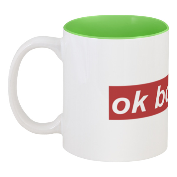 фото Кружка printio цветная внутри ok boomer