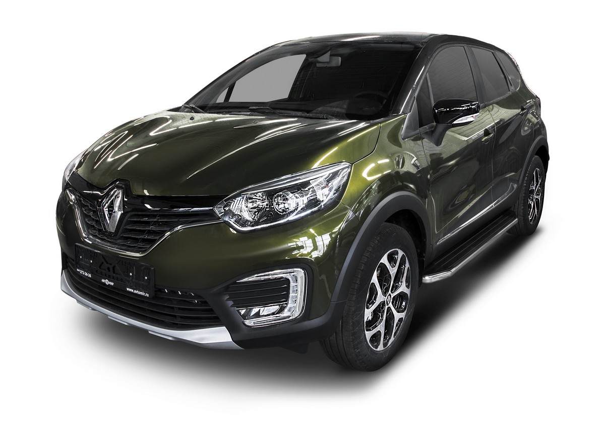 фото Пороги на автомобиль "premium" rival для renault kaptur 2016-2020, 173 см, a173alp.4703.1