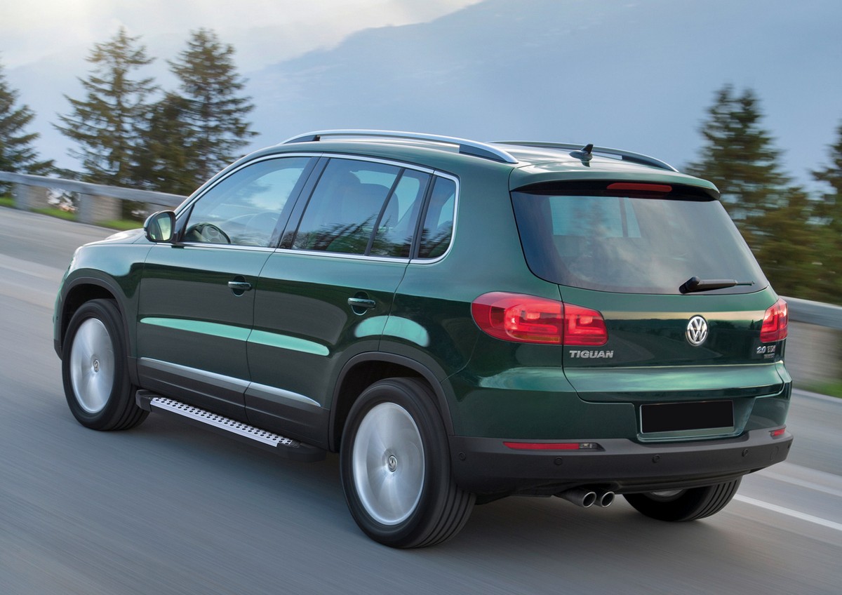 фото Пороги на автомобиль "bmw-style круг" rival volkswagen tiguan i 2007-2017, d173al.5802.2