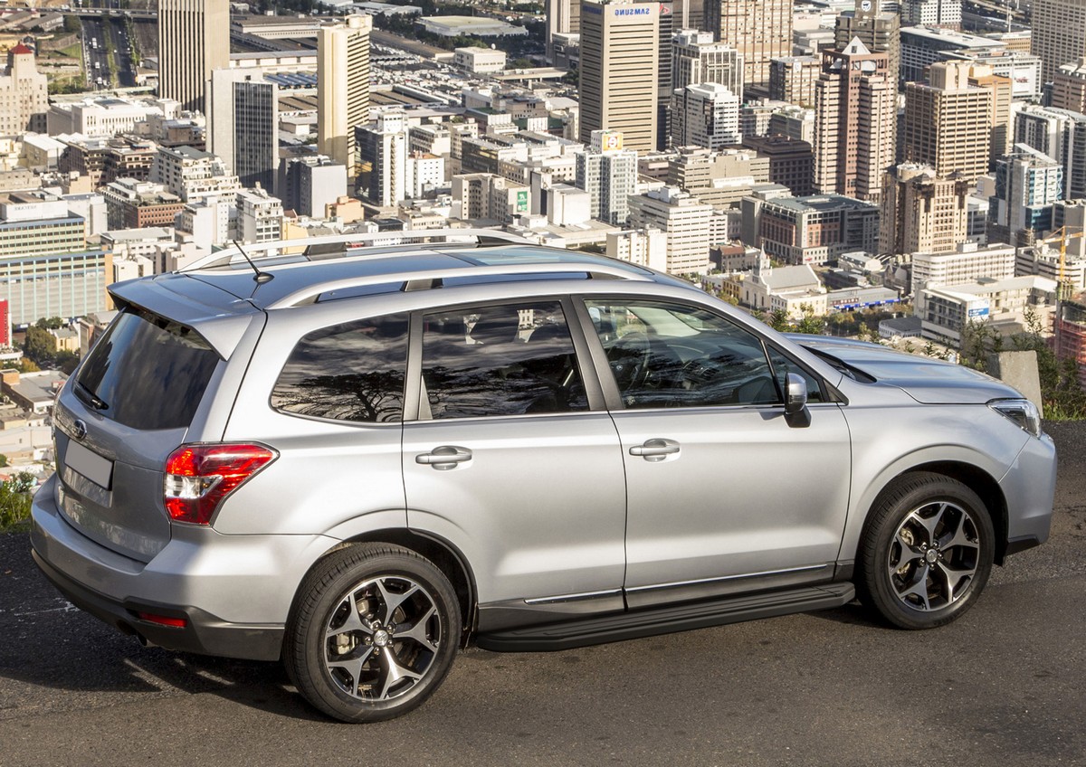 фото Пороги на автомобиль "premium-black" rival subaru forester iv 2012-2018, a173alb.5401.1