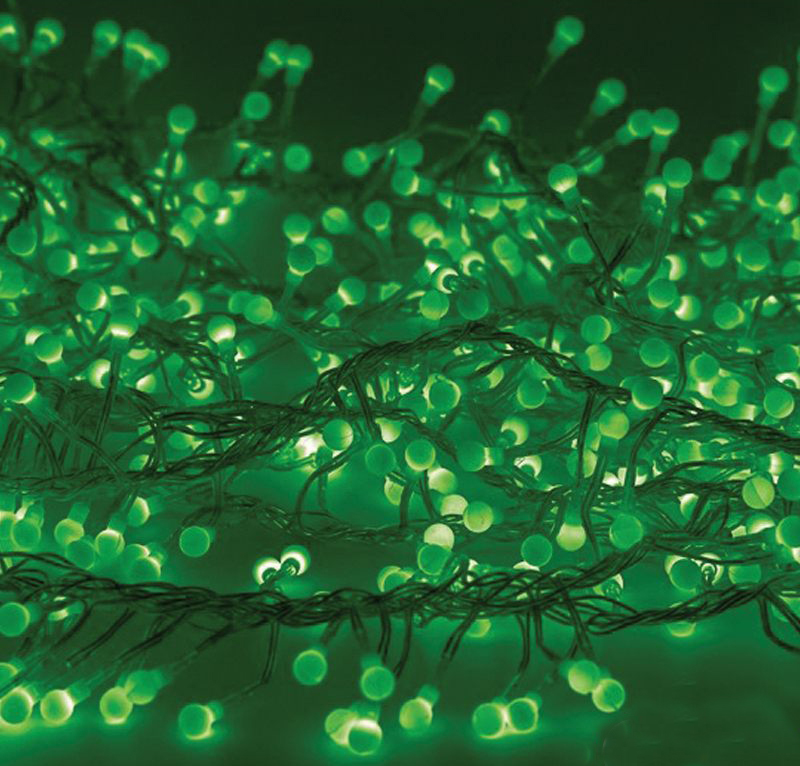 Световая гирлянда новогодняя Neon-Night Мишура LED 303-604 3 м зеленый