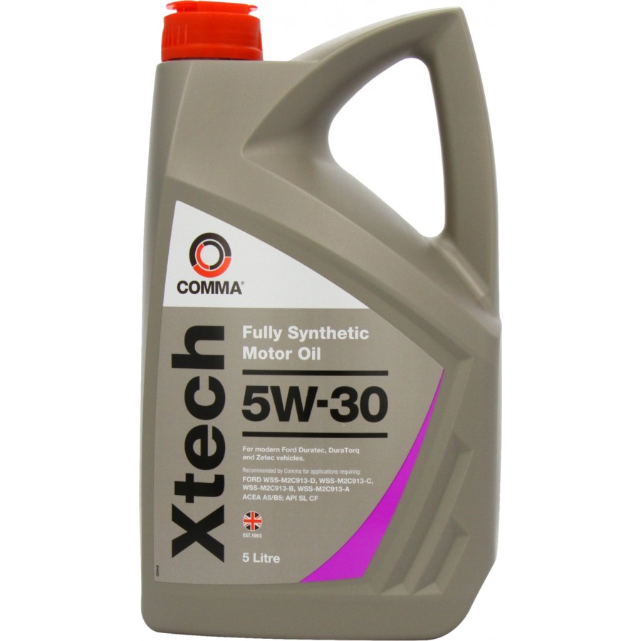 фото Моторное масло comma 5w30 xtech wss-m2c913-c,wss-m2c913-b,wss-m2c913-a,acea a5