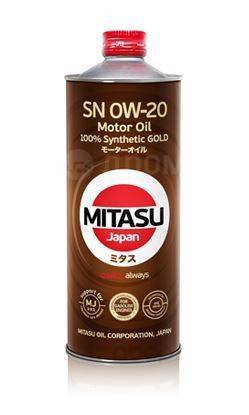 Моторное масло Mitasu Gold SN 0W20 1л