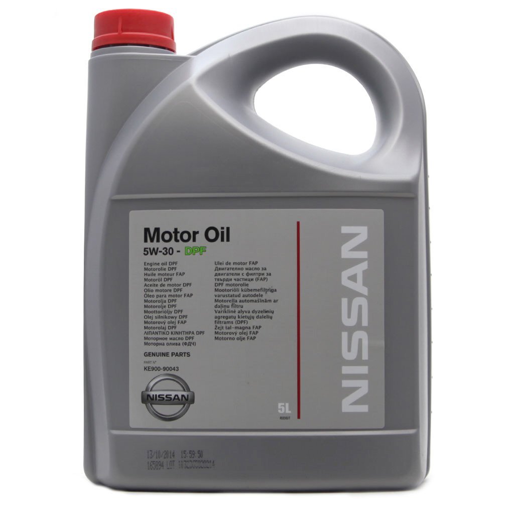 фото Моторное масло nissan motor oil dpf r 5w30 5 л