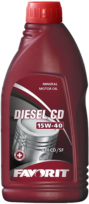 фото Моторное масло favorit diesel cd/sf 15w40 1 л