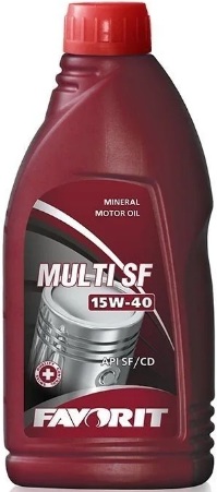 

Моторное масло Favorit Multi SF/CD 15W40 1 л, Multi SF/CD