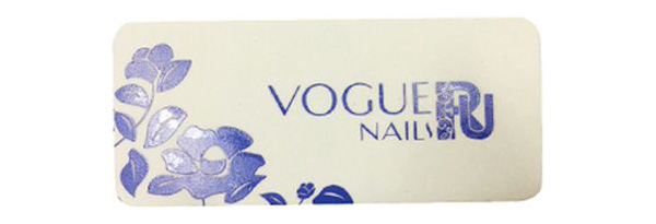 Полировщик Vogue Nails для натуральных ногтей белый прямугольный