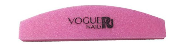 

Полировщик Vogue Nails для искусcтвенных ногтей розовый лодочка 100/180