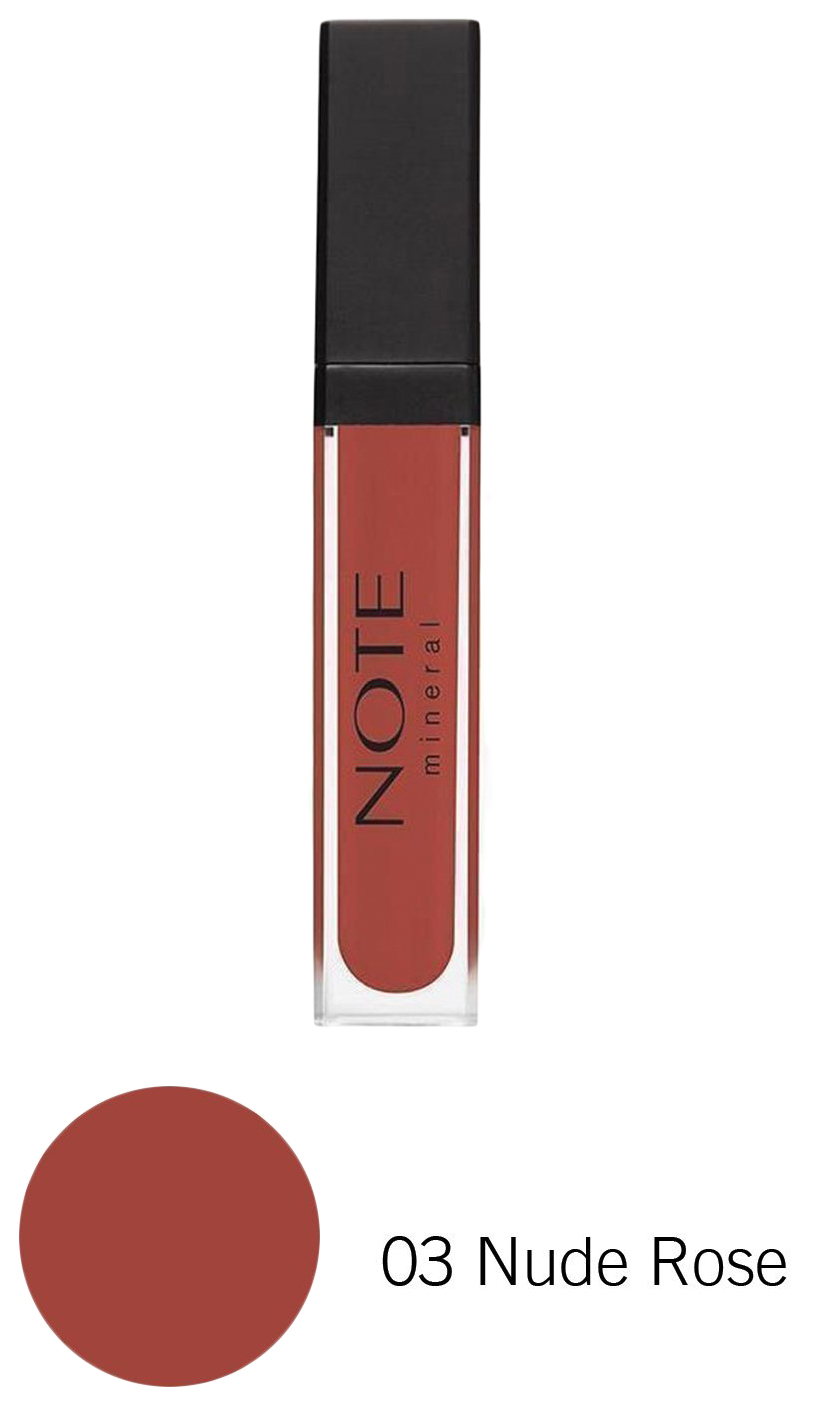 Блеск для губ Note Mineral тон 03 Nude Rose