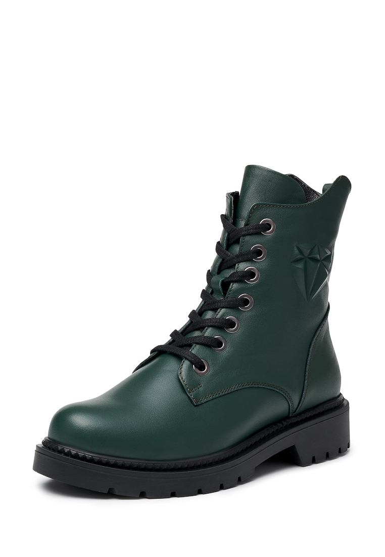фото Ботинки женские alessio nesca tr-br-1030a зеленые 37 ru