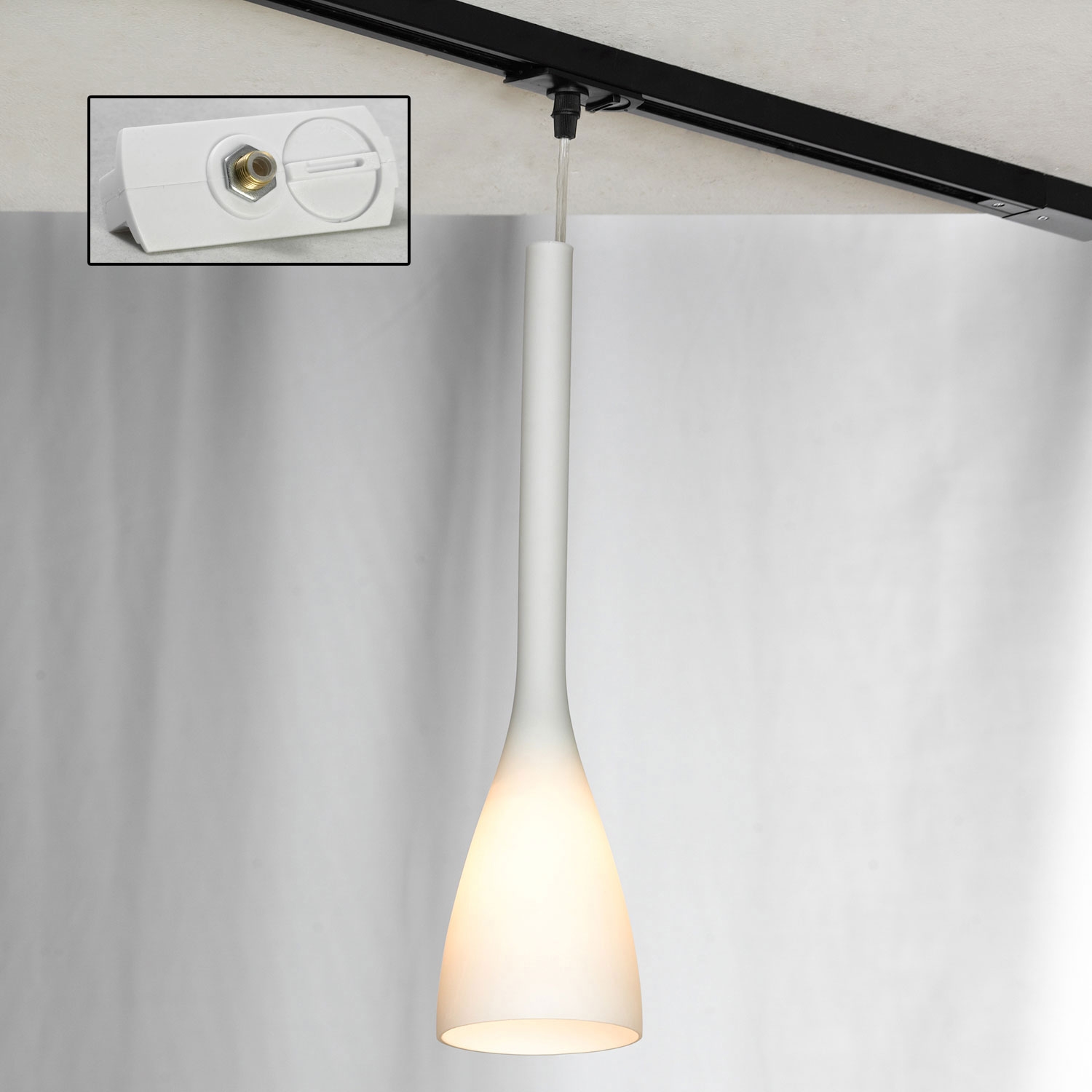 Трековый однофазный светильник Lussole Track Lights LSN-0106-01-TAW