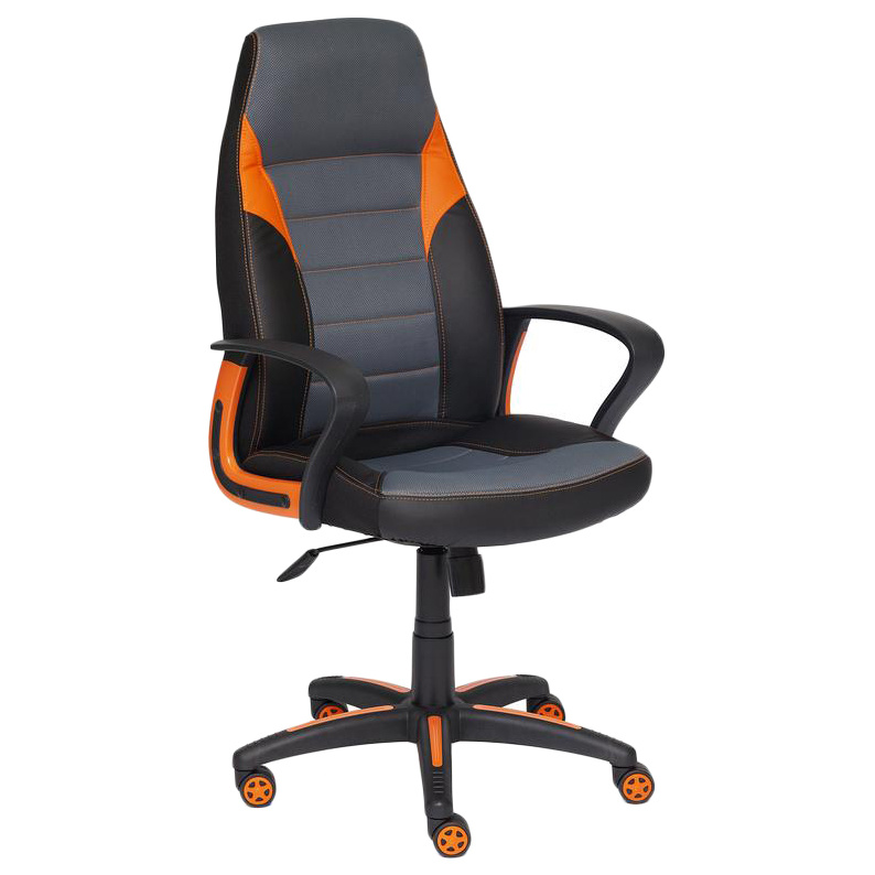 Игровое кресло EasyChair Impreza, оранжевый/черный 100025434648 черный; оранжевый