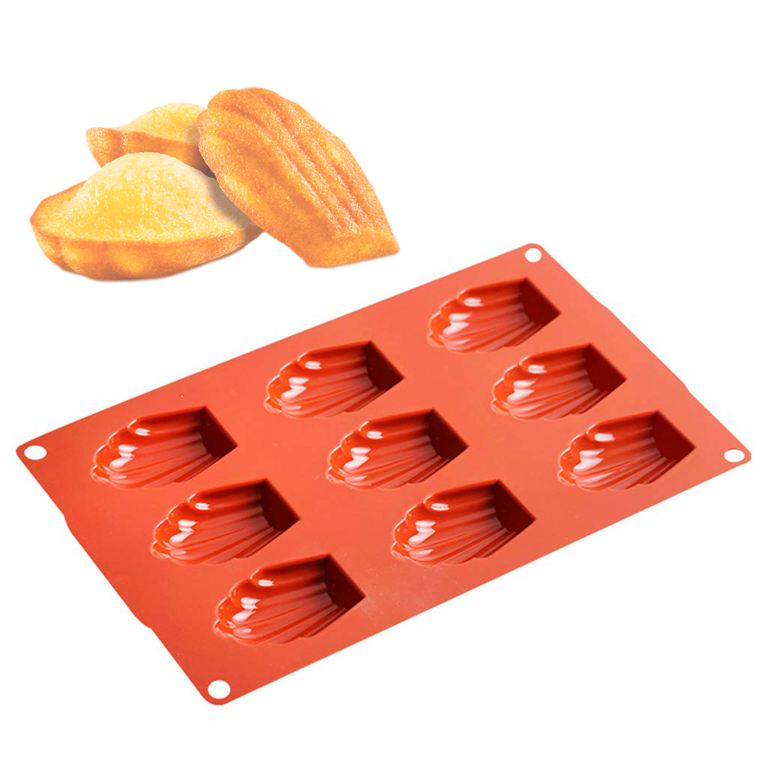 

Форма для печенья и конфет "Ракушка" Kitchen Angel KA-FORM-08, 29х17х1,7 см