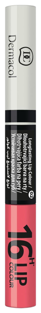 

Жидкая помада Dermacol 16H LIP COLOUR 2в1 3001 №2 ярко-коралловый