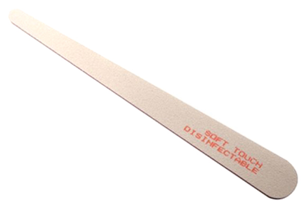 

Антибактериальная пилка Soft Touch Clear Mylar Tapered Coarse/Medium, 80/100