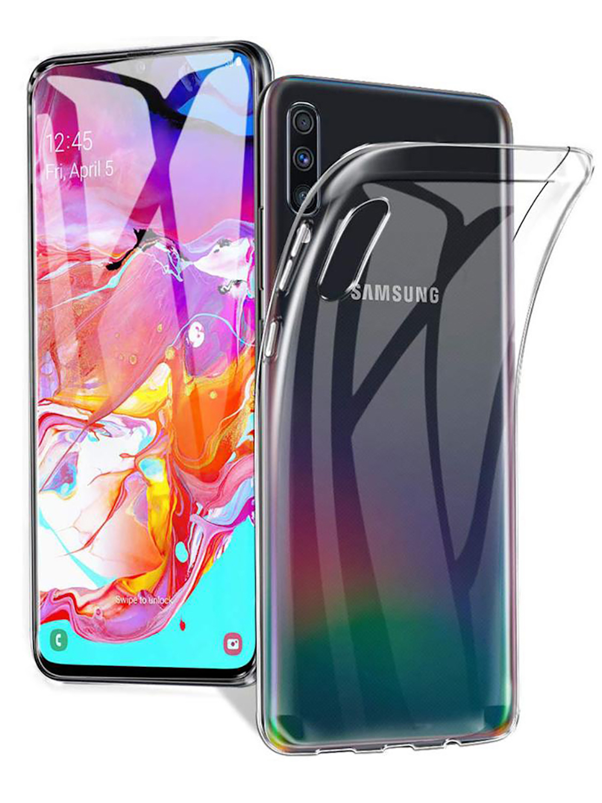 Чехол OEM для Samsung A30s/Galaxy A50 прозрачный