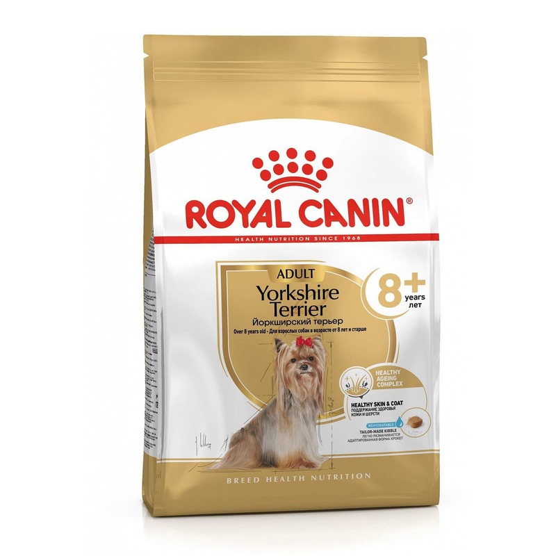 фото Сухой корм для собак royal canin yorkshire terrier adult 8+, мясо, 1,5кг