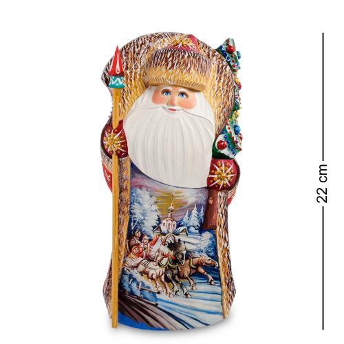 

Фигурка Art East, Дед Мороз с посохом, 21 см, Разноцветный