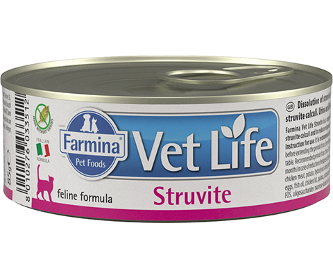 фото Консервы для кошек farmina vet life vet life struvite при мкб со струвитами, 12шт по 85г