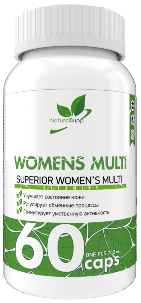 фото Витаминно-минеральный комплекс naturalsupp womens multi (60 капсул)