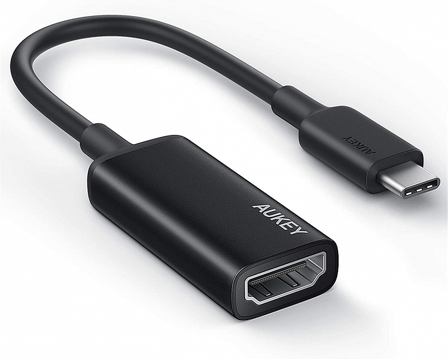 

Переходник Aukey CB-A29 USB-C to HDMI-F 2.0 Black