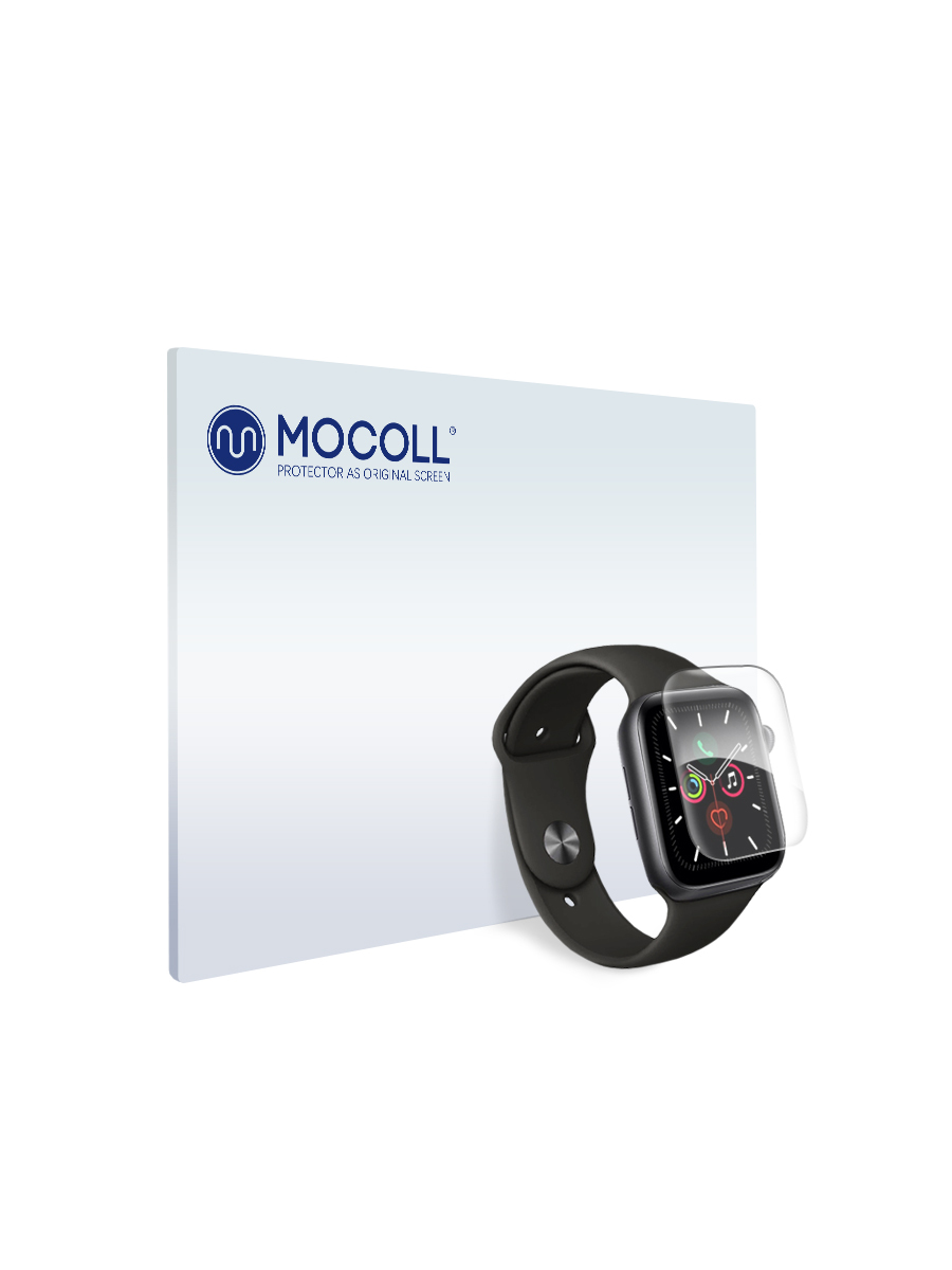 фото Защитная пленка mocoll прозрачная для apple watch 40mm с гранями 3d