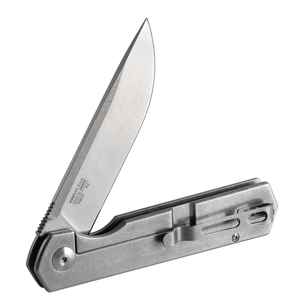 Туристический складной нож Firebird FH12, серый
