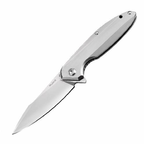 Туристический нож Ruike P128-SF, silver