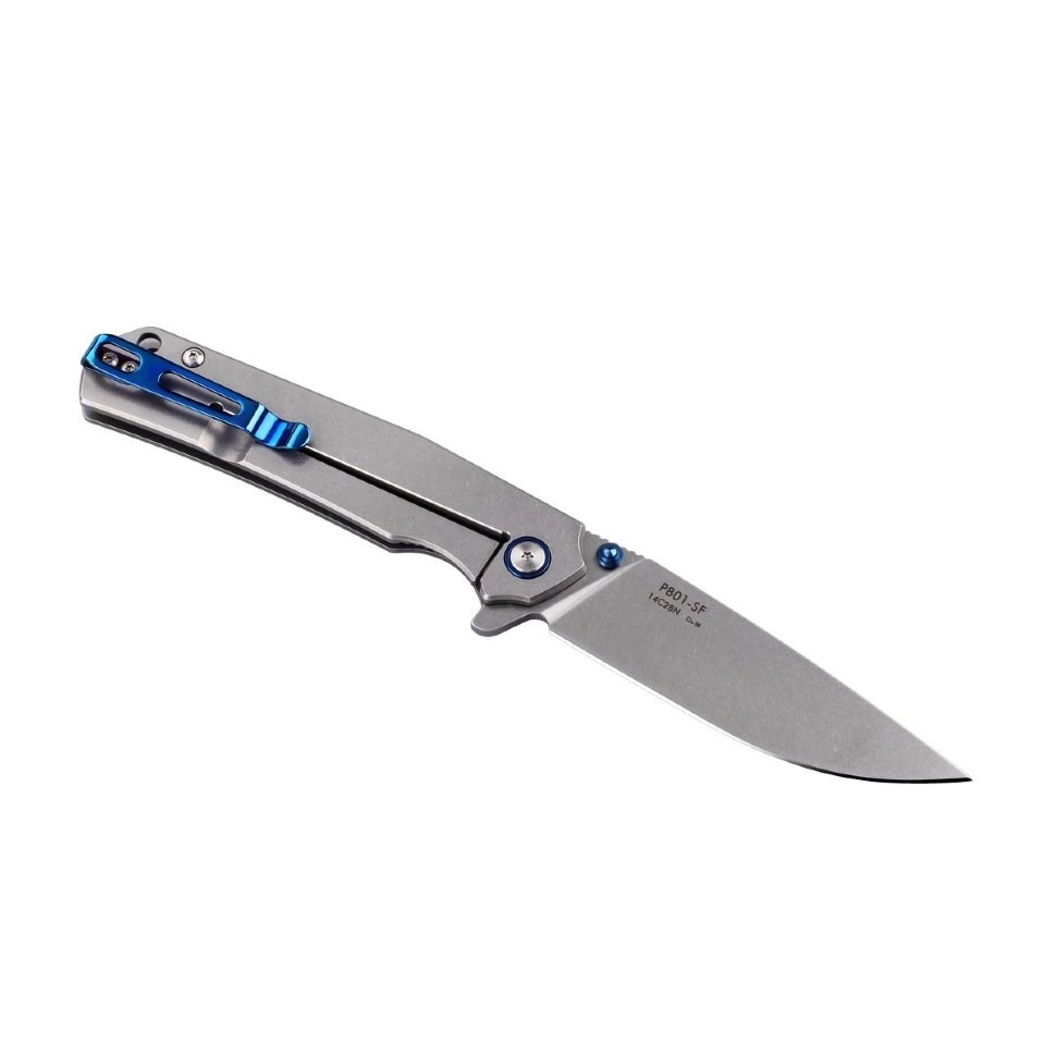 Туристический нож Ruike P801-SF, silver/blue