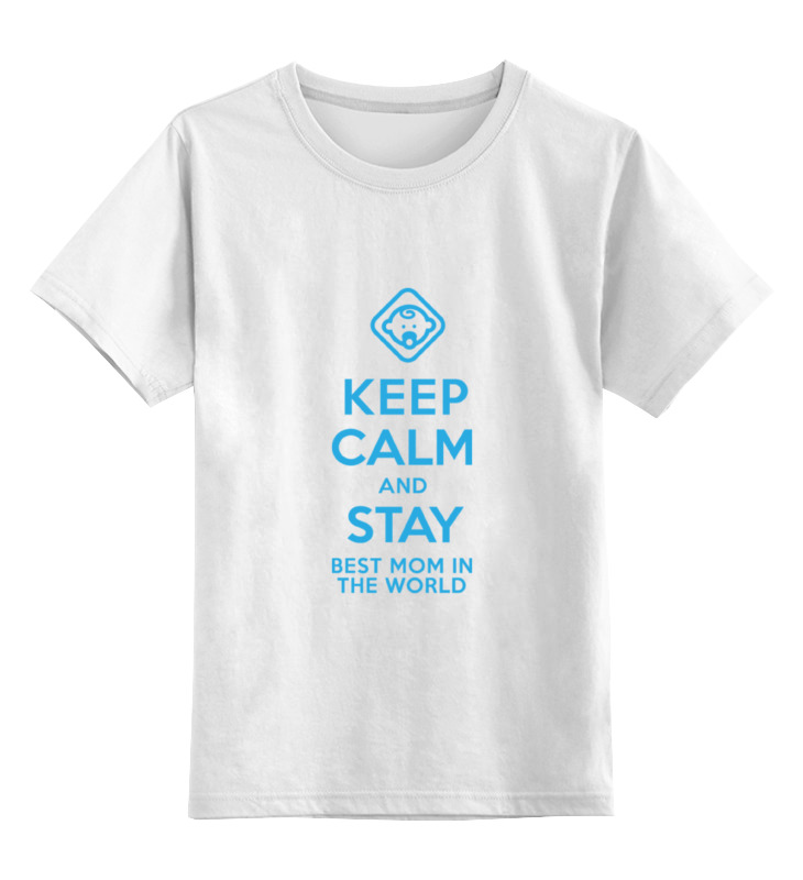 

Детская футболка Printio Stay best mom in the world цв.белый р.140, 0000000771596