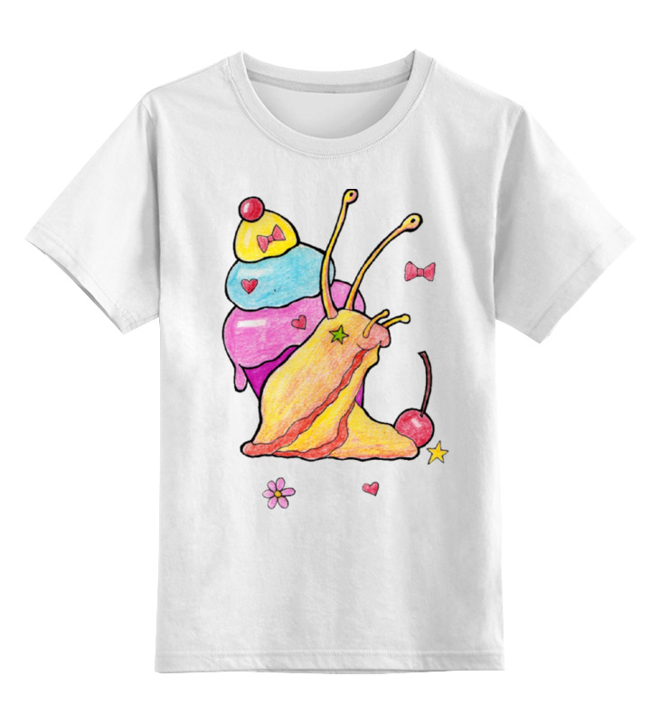 

Детская футболка Printio Улитонька цв.белый р.140, 0000000771067