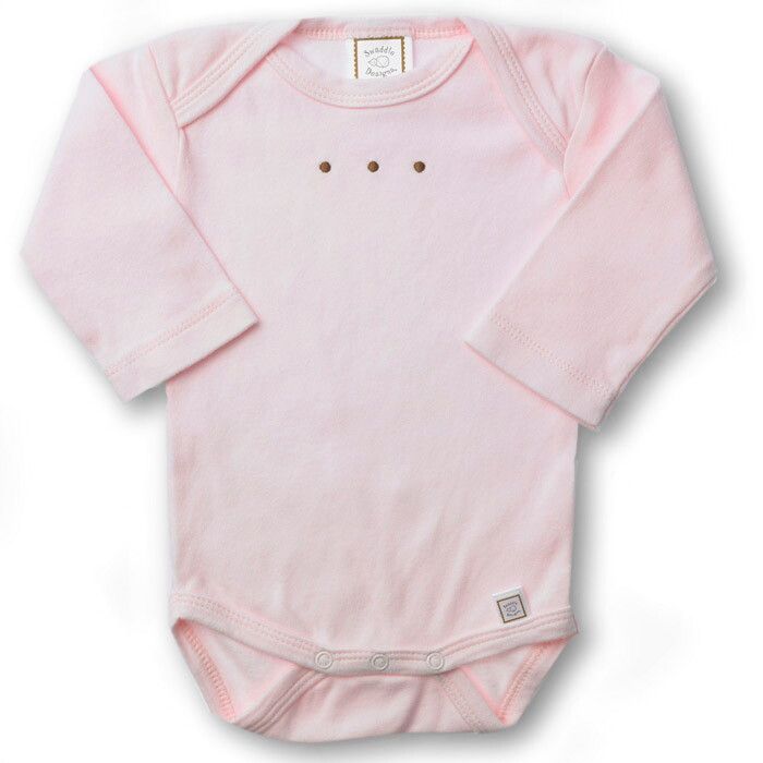 

Боди с длинным рукавом SwaddleDesigns PP w/Mocha Dots, размер 68, SD-209PP