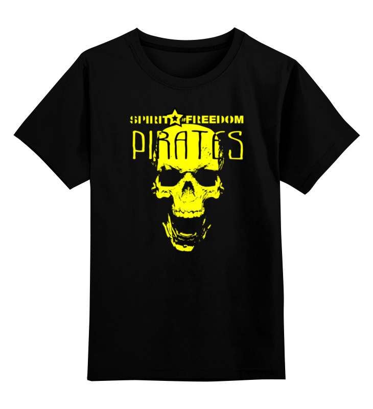 Детская футболка Printio Pirates.spirit of freedom ! цв.черный р.152