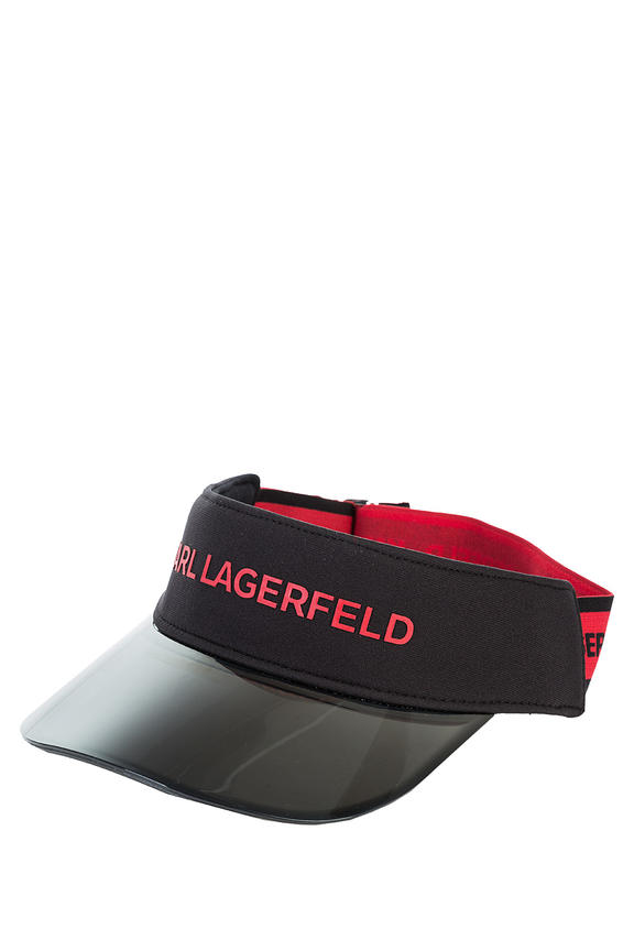 

Козырек женский Karl Lagerfeld 201W3412 black, Черный, 201W3412