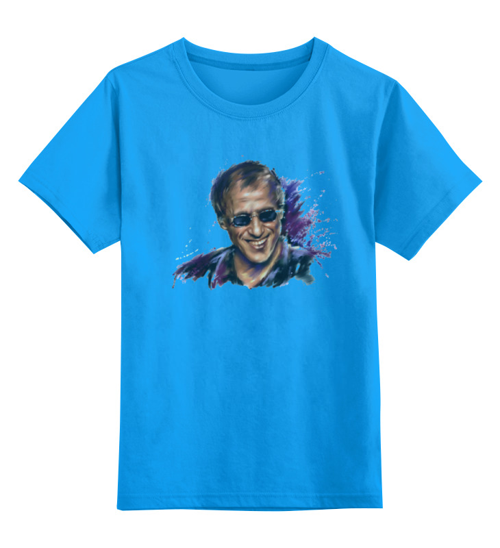 

Детская футболка Printio Адриано челентано цв.голубой р.164, 0000000764851