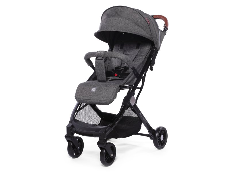 фото Коляска прогулочная baby care q'bit dark grey