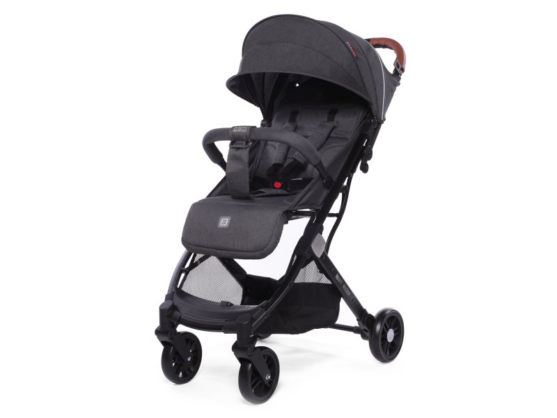 фото Коляска прогулочная baby care q'bit carbon grey